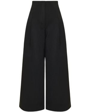 Jacquemus The Souro High-Waisted Pleated Pants - Black