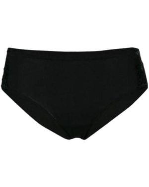 La Perla Lace Splicing Briefs Trousers - Black