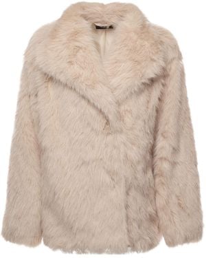 V73 Long Sleeved Coat - Natural
