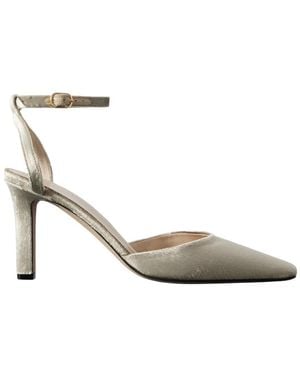 The Row Open-Toe High-Heeled Sandals - Metallic