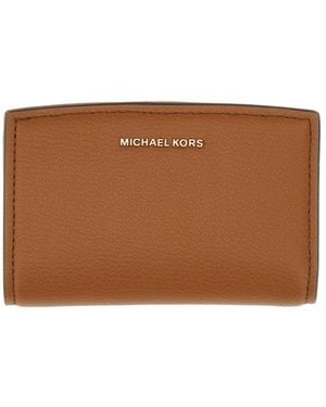 MICHAEL Michael Kors Bryant Medium Bi-Fold Wallet - Brown