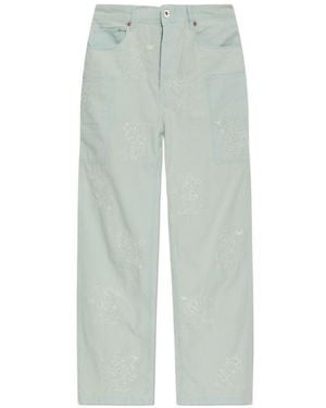 KENZO Cartoon Cargo Monkey Fit Jeans - Multicolour