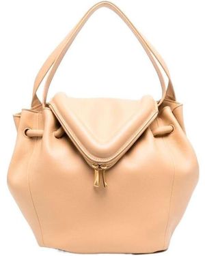 Bottega Veneta Beak Tote Bag - Natural
