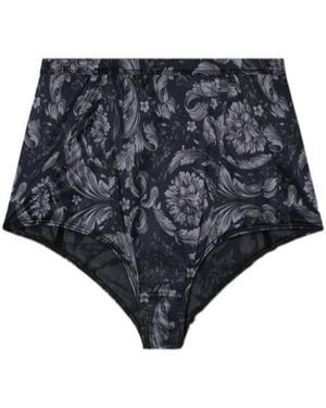 Versace High Waist Briefs - Grey