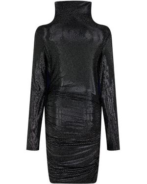 Off-White c/o Virgil Abloh Chinese Long Sleeve Dress - Black