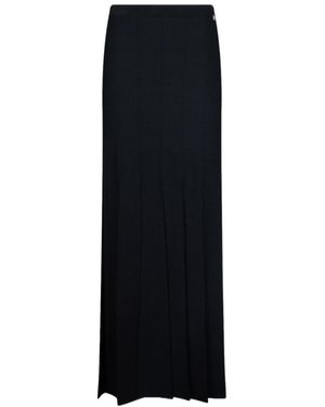 Liu Jo Fringing High-Waisted Skirt - Black