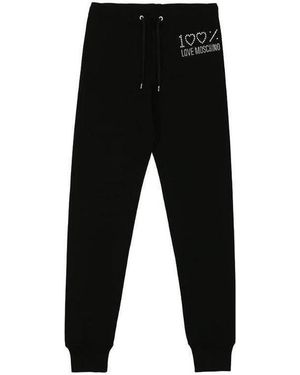 Moschino Logo Joggers - Black