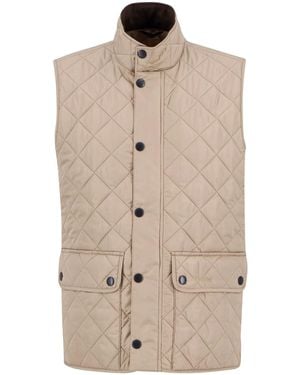 Barbour Lowerdale Quilted Pocket Gilet - Natural