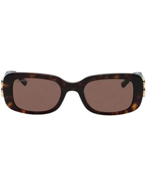 Balenciaga Fashion Squareshaped Sunglasses - Brown