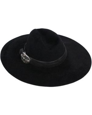 Chrome Hearts Logo Buckle Fisherman Hat - Black