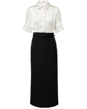 Jonathan Simkhai Alvera Twill Midi Dress - Black