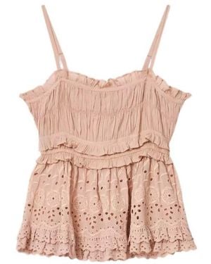 AllSaints Top Camille W046Pe-Plaster - Pink
