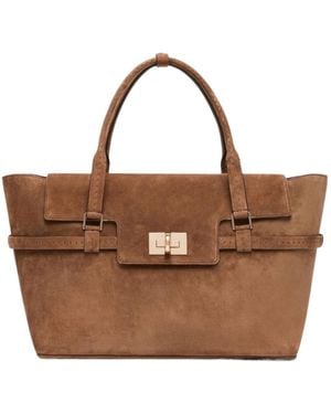 Max Mara Suede Handbag - Brown