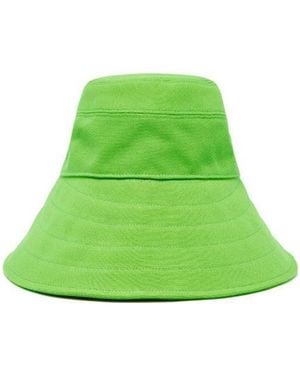 The Attico Dylan Cotton Bucket Hat - Green