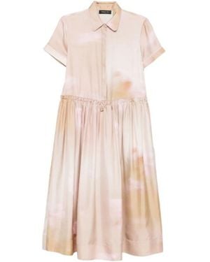 Fabiana Filippi Collared Midi Dress - Pink
