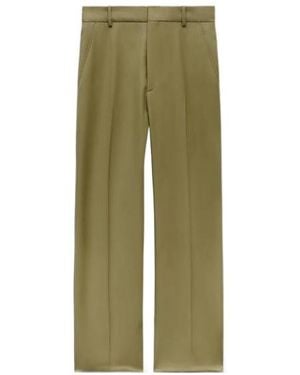 KENZO Straight Tailored Trousers - Green