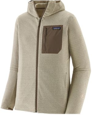 Patagonia X R1 Air Hooded Zip-Up Jumper - Natural