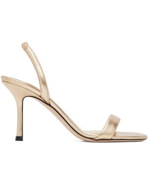 Jimmy Choo Jenn 85 High-Heeled Sandals - Metallic