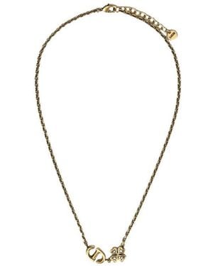 Dior Logo Necklace - Metallic