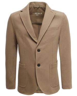 Circolo 1901 Single-Breasted Blazer - Brown