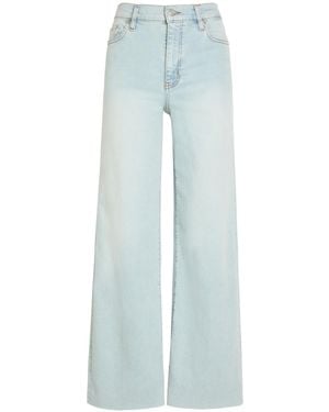 FRAME High-Waist Straight Jeans - Blue