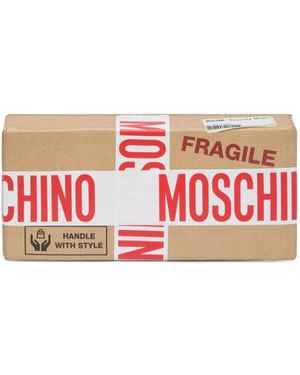 Moschino Box Bag Clutch - Red