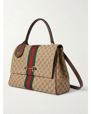 Gucci Paparazzo Large Top Handle Bag - Brown