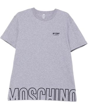 Moschino Logo-Detail Cotton T-Shirt - Multicolour
