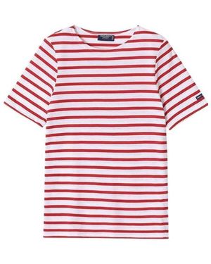 Saint James Striped T-Shirt - Pink