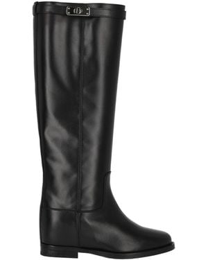 Via Roma 15 Pull-On Tall Boots - Black