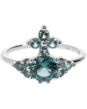 Vivienne Westwood Feodorita Orb Crystal Ring - Blue