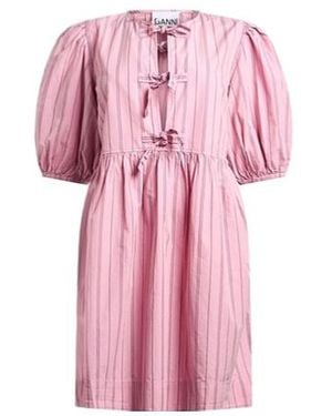 Ganni Mini Dress - Pink