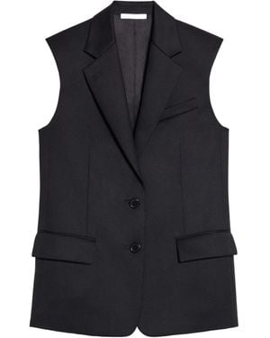 Helmut Lang Single-Breasted Tailored Gilet - Black