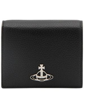 Vivienne Westwood Logo Plaque Wallet - Black