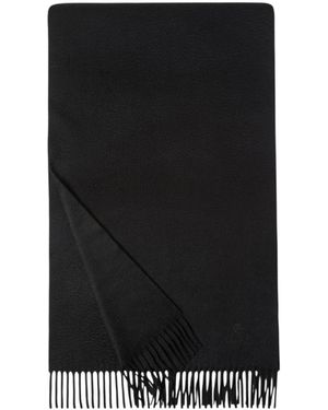 Loro Piana Grande Unita Fringed-Edge Scarf - Black