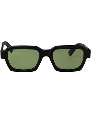 Retrosuperfuture Geometric Sunglasses - Green