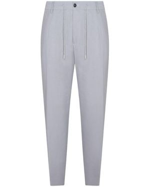 Eleventy Drawstring Waist Trousers - Grey