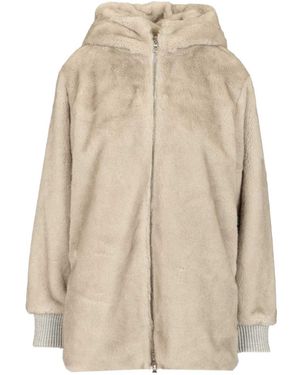 Tatras Arabis Eco-Fur Blouson Jacket - Natural