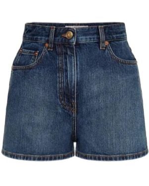 Valentino Denim Shorts - Blue