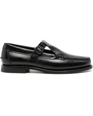 Hereu T-Style Loafers - Black