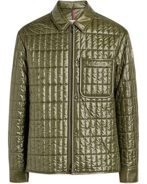 Moncler Madiere Quilted Shell Jacket - Green