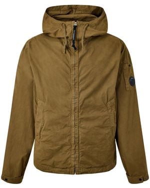 C.P. Company Hooded Casual Jacket - Green
