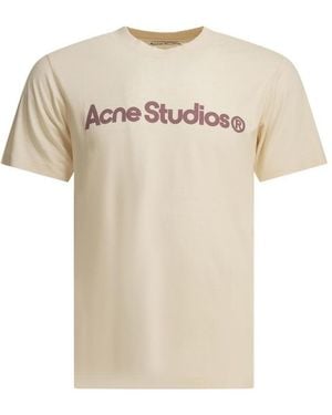 Acne Studios Graphic T-Shirt - Natural