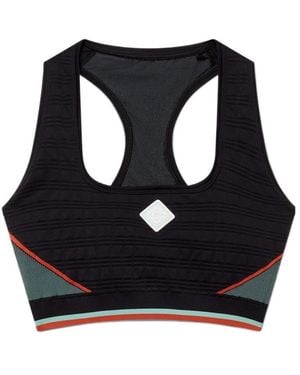 CASABLANCA Seamless Sports Bra - Black
