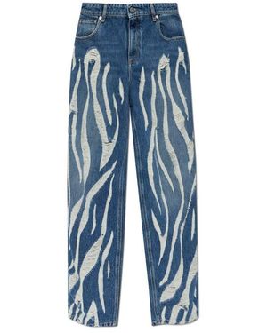 Blumarine Jeans With Vintage Effect - Blue