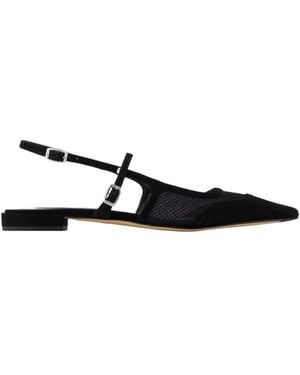 CAREL PARIS Maela Slingback Flat Pumps - Black