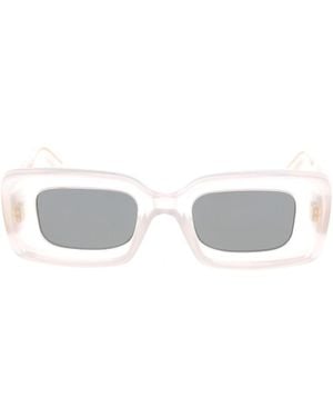 Loewe Rectangular Frame Sunglasses - White