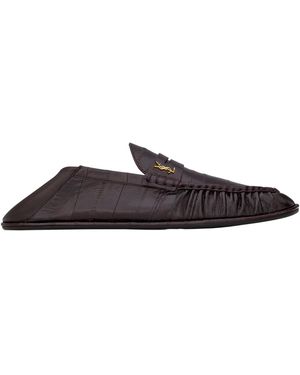 Saint Laurent Le Loafer Foldable - Brown