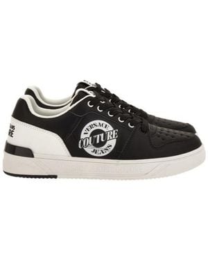 Versace Jeans Couture Logo Low-Top Trainers - Black