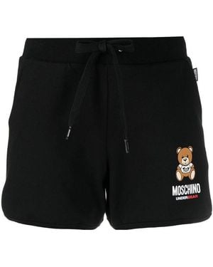 Moschino Underbear Logo Sports Shorts - Black